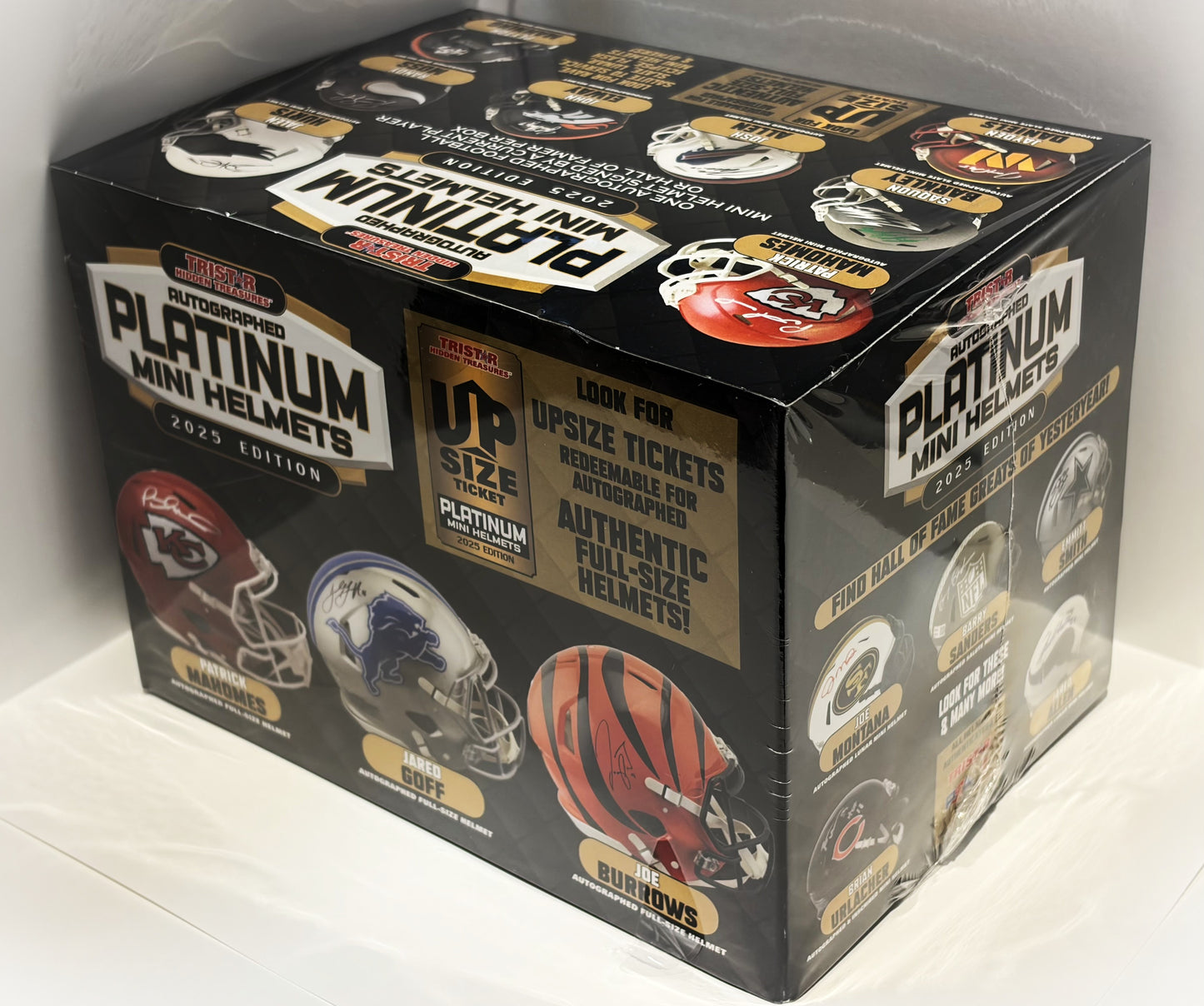 2025 Tristar Hidden Treasures Football Platinum Autographed Mini Helmets