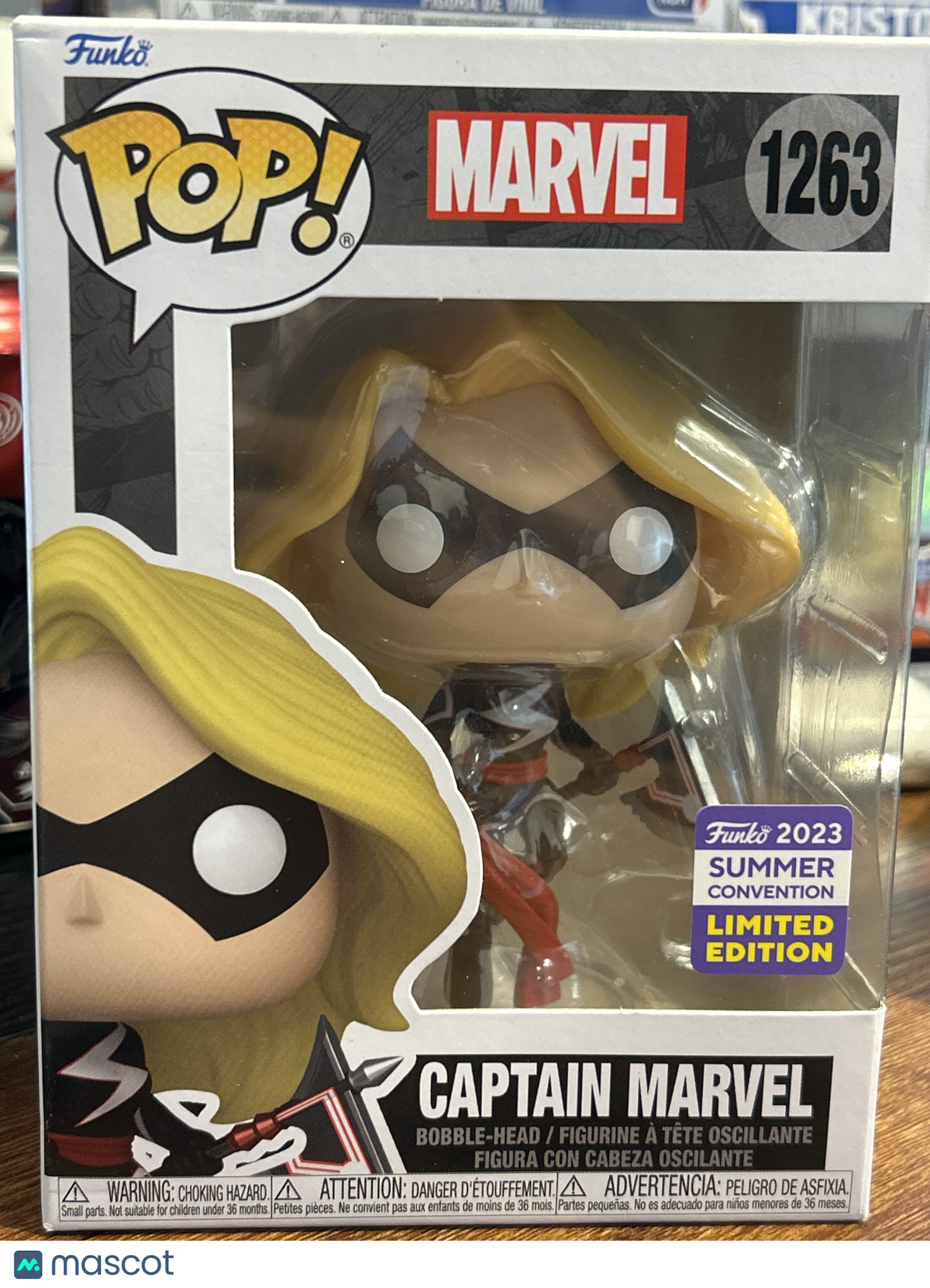 Funko Marvel Captain Marvel #1263 (Good) '23 Summer Convention Limited Edition