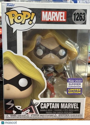 Funko Marvel Captain Marvel #1263 (Good) '23 Summer Convention Limited Edition