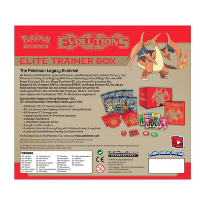 2016 Pokémon TCG: XY—Evolutions (Mega Charizard Y) Elite Trainer Box