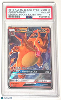 2019 Pokemon—Charizard GX #SM211 SM Promos—Black Star Promo PSA 8