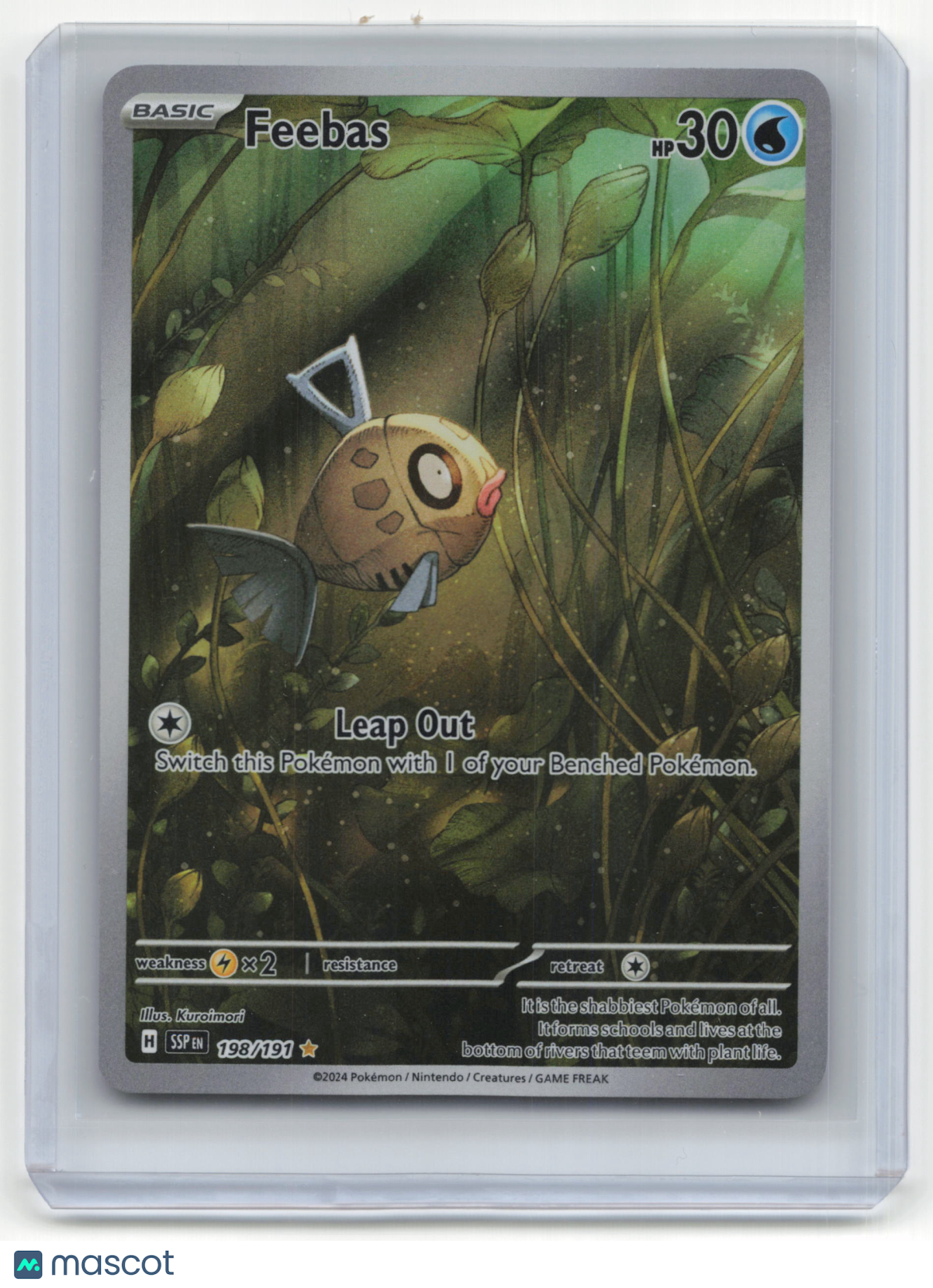 2024 Pokemon TCG Feebas Surging Sparks #198/191