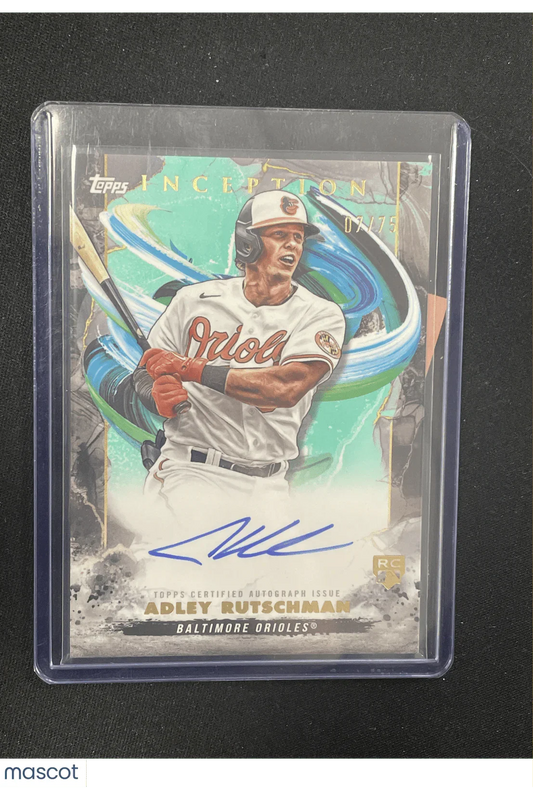 2023 Topps Inception Baseball Adley Rutschman Autograph /75 #BRES-AR - Papa Joey's Collectibles