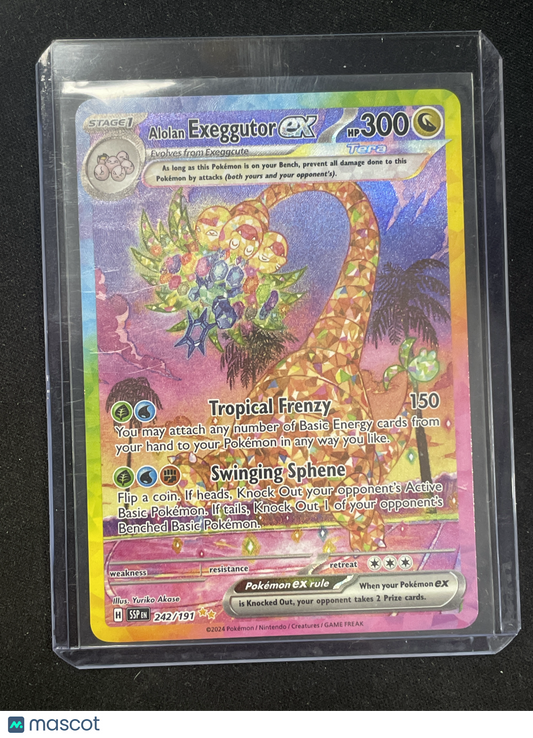 2024 Pokémon TCG Alolan Exeggutor ex #242/191