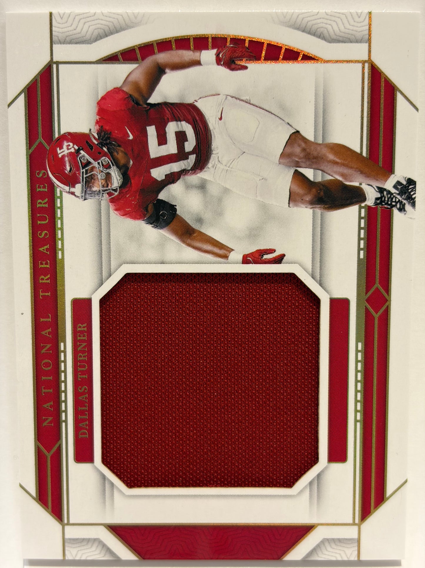 2024 Panini National Treasures Football Dallas Turner 18/49 #CMS-DTR Near Mint