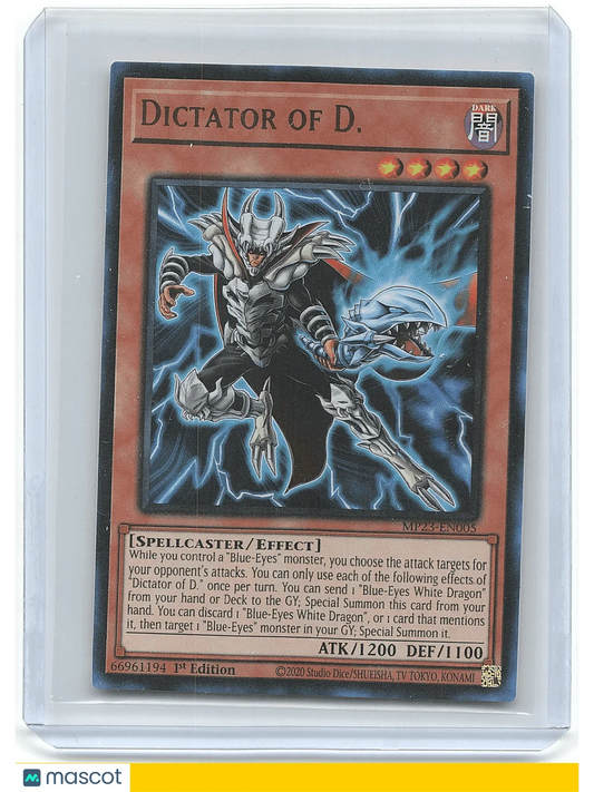 2003 Yu-Gi-Oh! Dictator of D. #6966194 English - Papa Joey's Collectibles