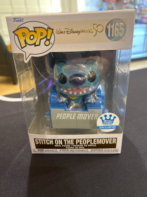 POP! Walt Disney 50 Stitch on the Peoplemover 1165 Funko Exclusive