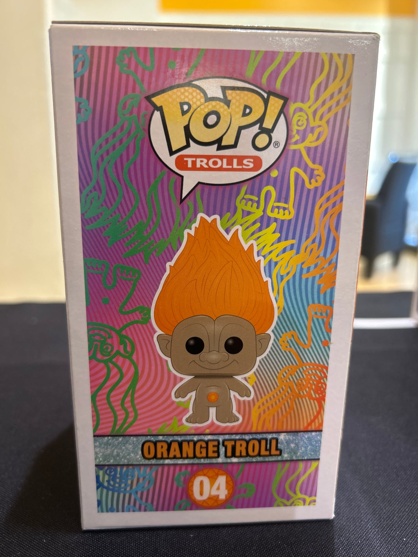 POP1 TROLLS Good Luck Vibes 04 ORANGE TROLL