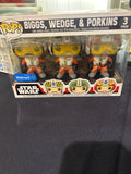 POP! Star Wars BIGGS, WEDGE & PORKINS 3 Pack