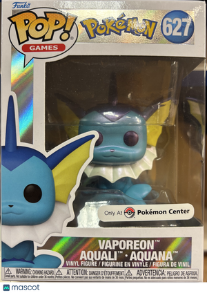 Funko Pokémon Vaporeon #627 (Very Good)  Pokemon Center Exclusive