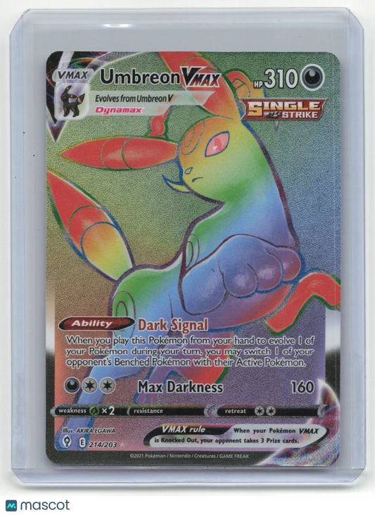 2021 Pokemon TCG Umbreon VMAX Evolving Skies #214/203 - Papa Joey's Collectibles