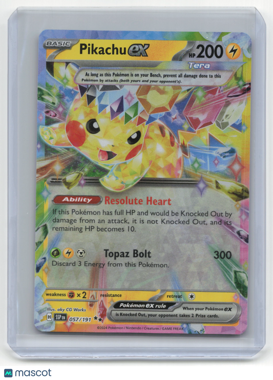 2024 Pokemon TCG Pikachu ex Surging Sparks #057/191