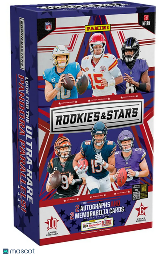 2024 Panini Rookies & Stars FootBall Hobby Box - Papa Joey's Collectibles