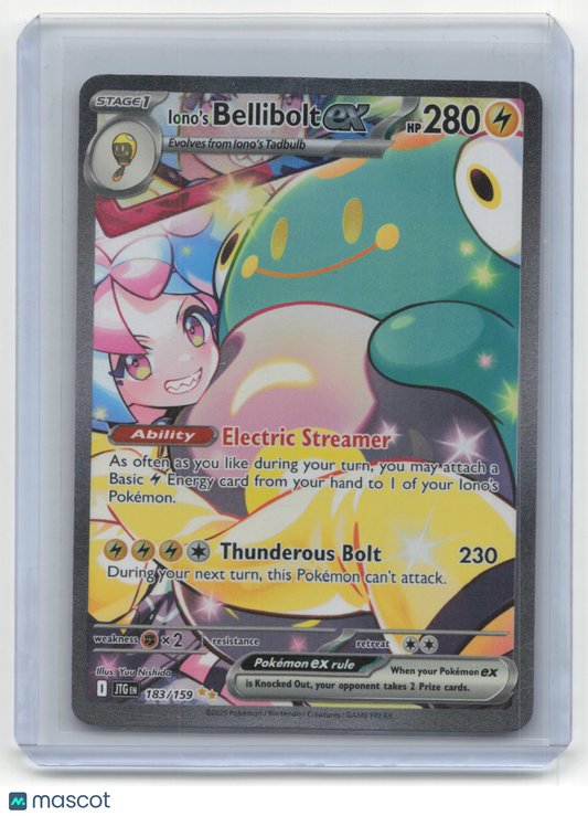 2025 Pokemon Iono's Bellibolt EX Journey Together #183/159