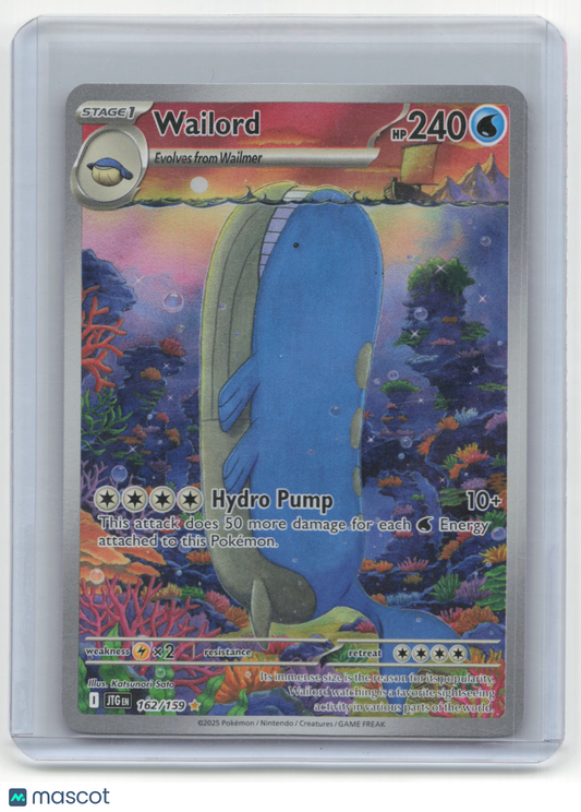 2025 Pokemon TCG Wailord Journey Together #162/159