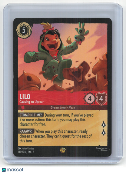 2025 Lorcana—Lilo #137/204 Reign of Jafar—