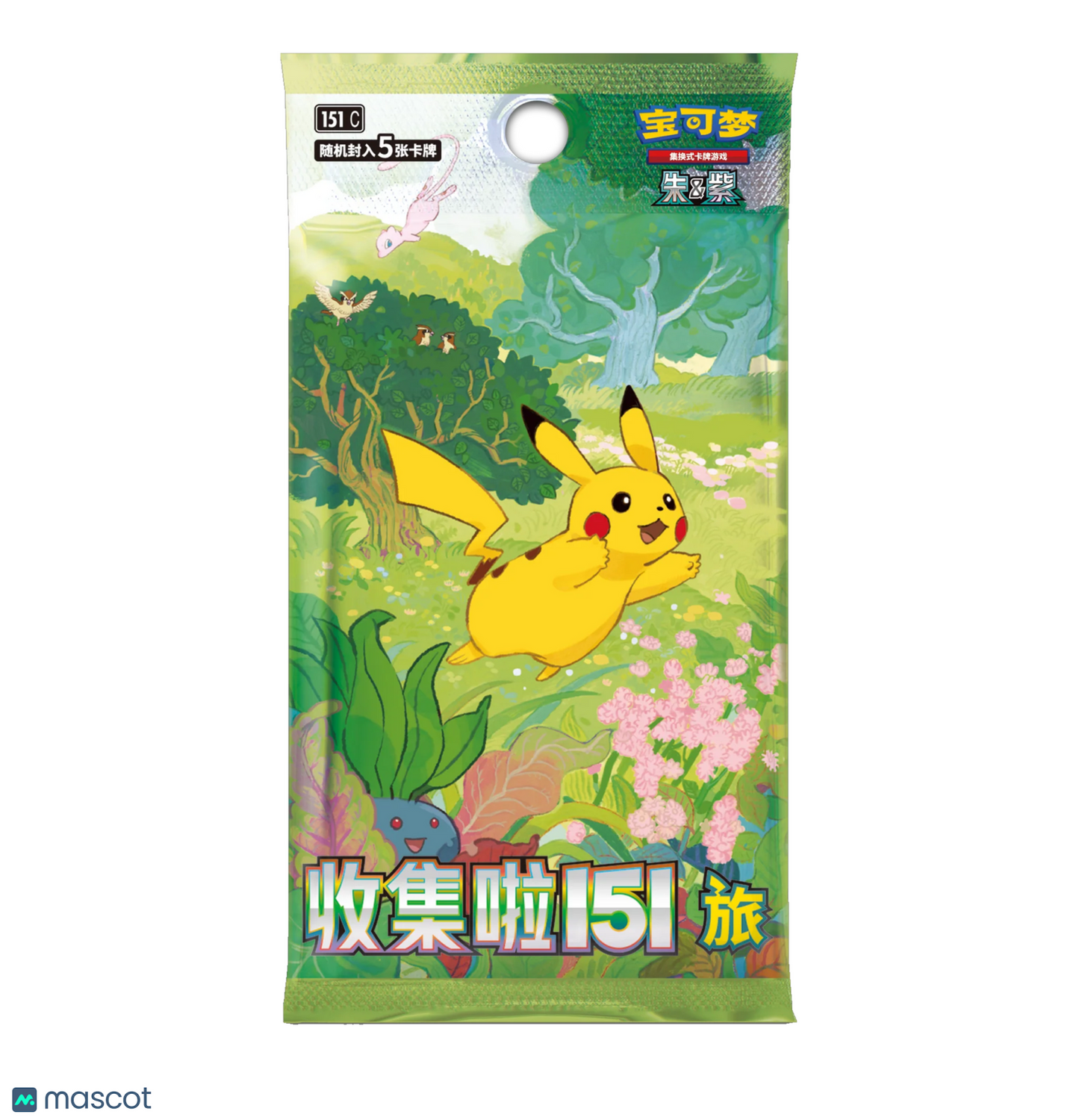 2025 Pokemon Scarlet & Violet Collect 151: Journey Chinese Slim Booster Pack