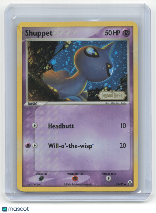 2006 Pokemon TCG Shuppet Legend Maker #63/92