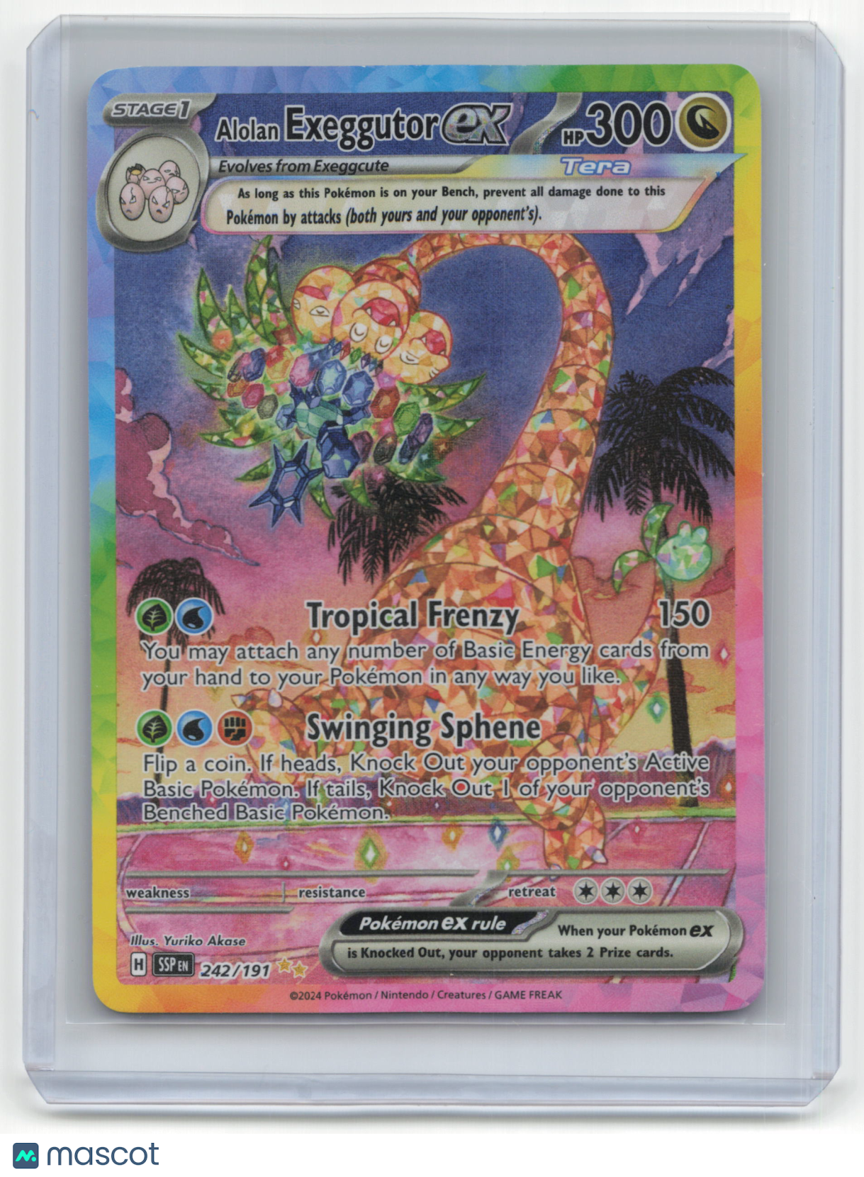 2024 Pokemon TCG Alolan Exeggutor EX Surging Sparks #242/191