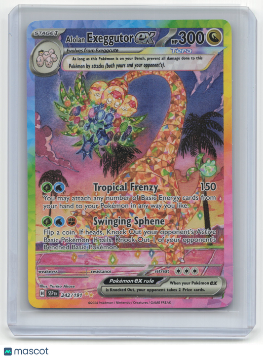 2024 Pokemon TCG Alolan Exeggutor EX Surging Sparks #242/191