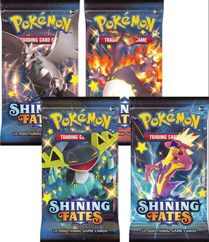 2021 Pokemon Sword & Shield Shining Fates Loose Booster Pack - Papa Joey's Collectibles