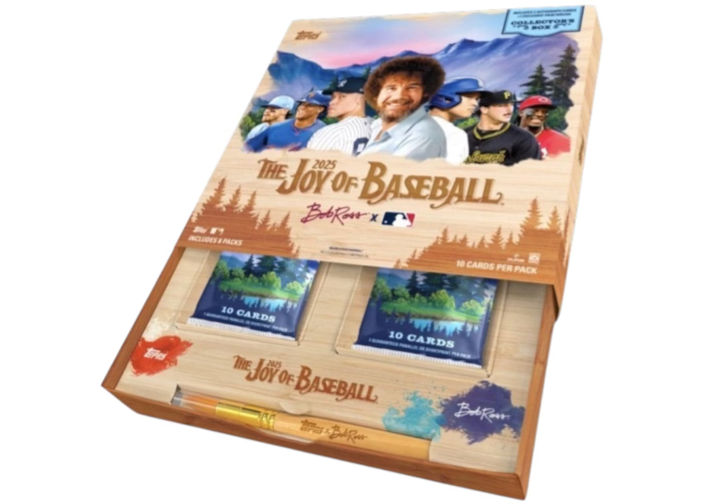 2025 Topps x Bob Ross The Joy of Baseball Baseball Collector's Box