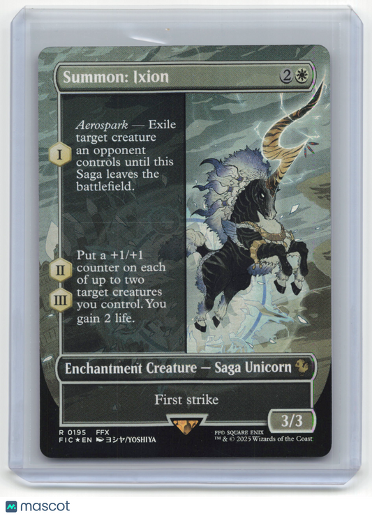 2025 Magic: The Gathering Summon: Ixion Final Fantasy #R 0195 Foil