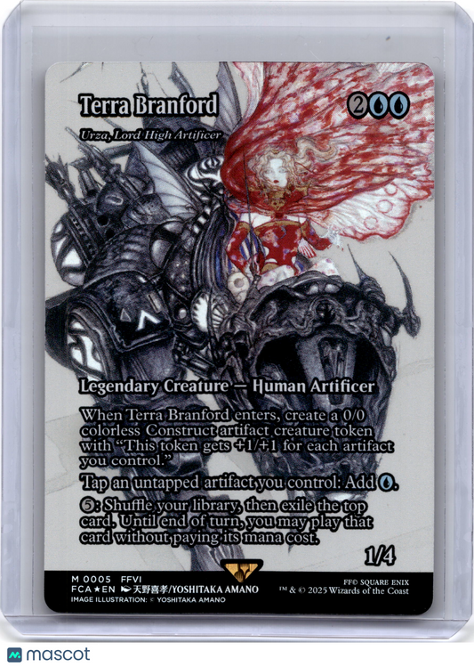 2025 Magic: The Gathering Terra Branford Final Fantasy #M 0005 Foil