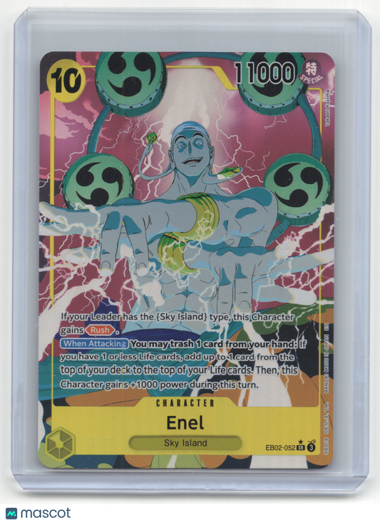 2025 One Piece Card Game Enel Anime 25th #EB02-052 Foil