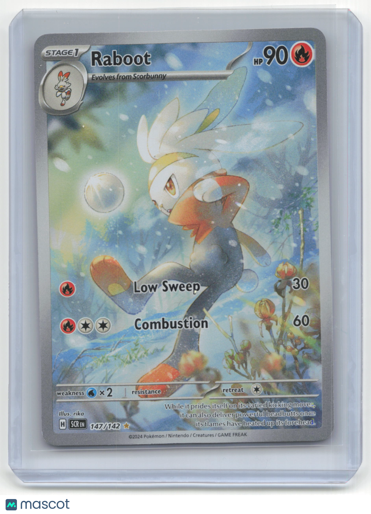 2024 Pokemon Raboot Stellar Crown #147/142 Near Mint