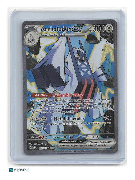 2024 Pokemon Archaludon ex Surging Sparks #241/191 - Papa Joey's Collectibles