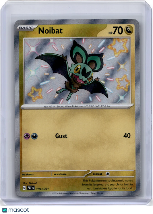 2023 Pokemon Noibat Paldean Fates #194/091 - Papa Joey's Collectibles