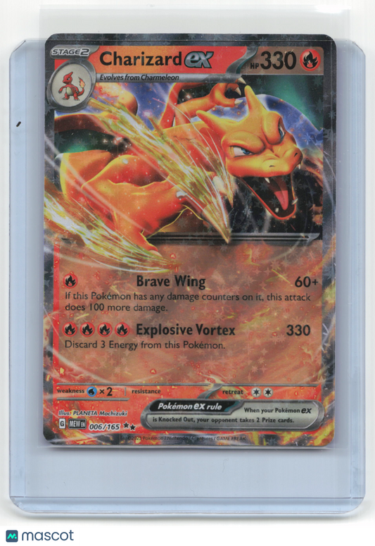 2023 Pokemon TCG Charizard EX Pokemon 151 #006/165