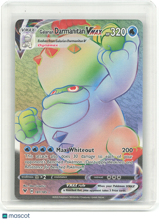 Galarian Darmanitan VMAX 2020 Pokemon Sword & Shield Vivid Voltage #18/185