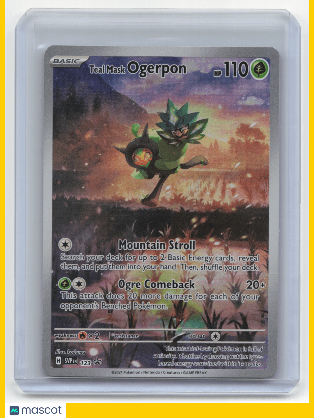 2023 Pokémon Ogerpon Scarlet & Violet #123