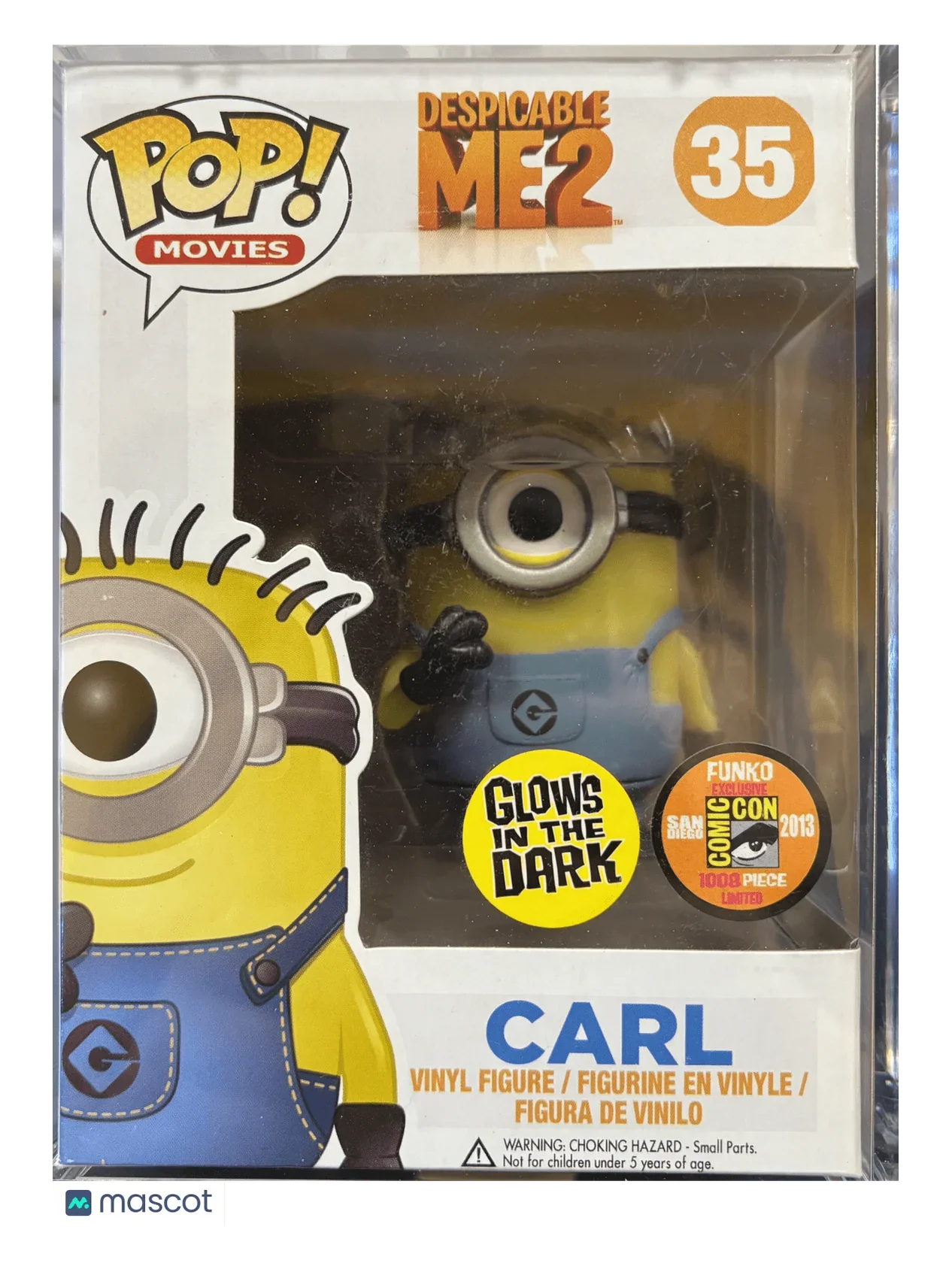 2013 Funko Despicable Me 2 Carl #35 SDCC Exclusive - Papa Joey's Collectibles
