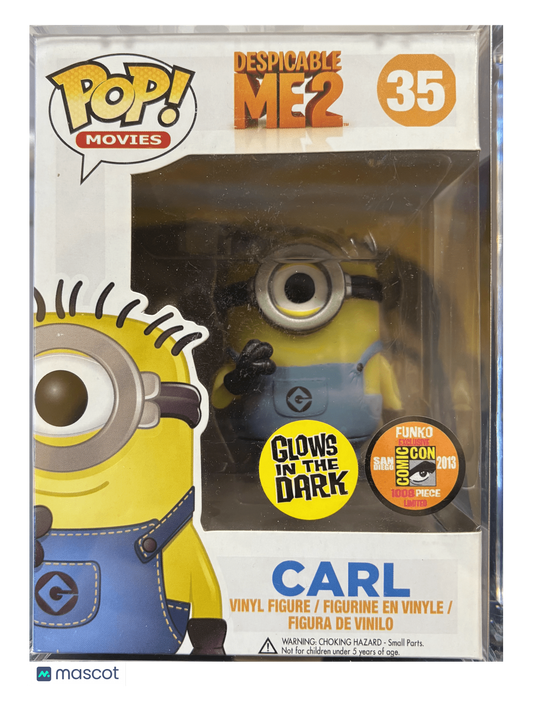 2013 Funko Despicable Me 2 Carl #35 SDCC Exclusive Sealed Boxes