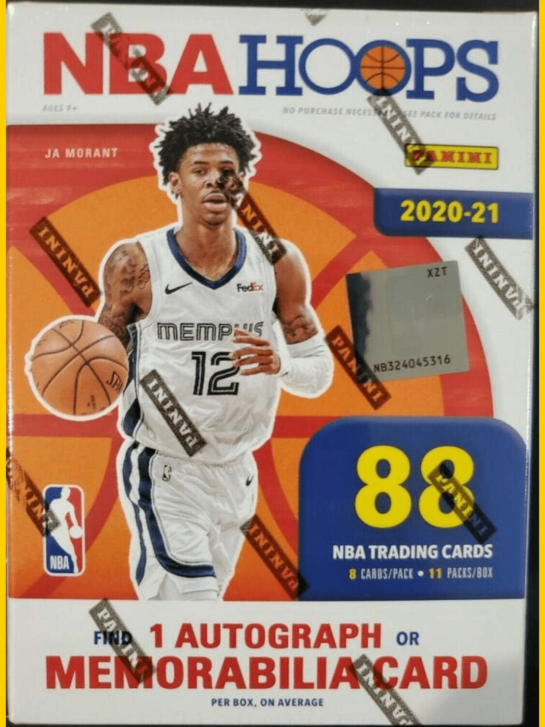 2020-21 Panini NBA Hoops Basketball Blaster Box