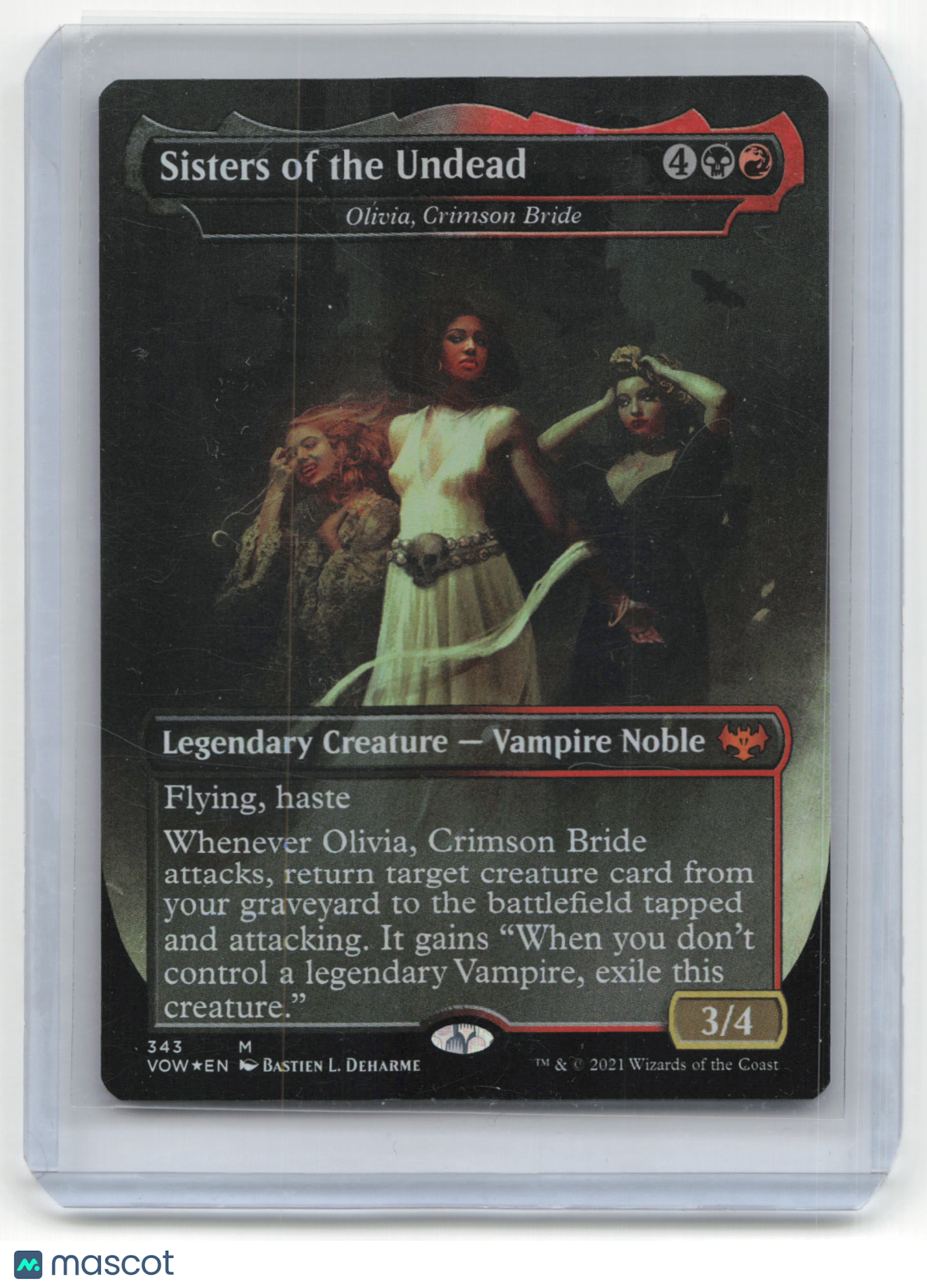 2021 Magic: The Gathering Sisters of the Undead Innistrad: Crimson Vow #343 Foil