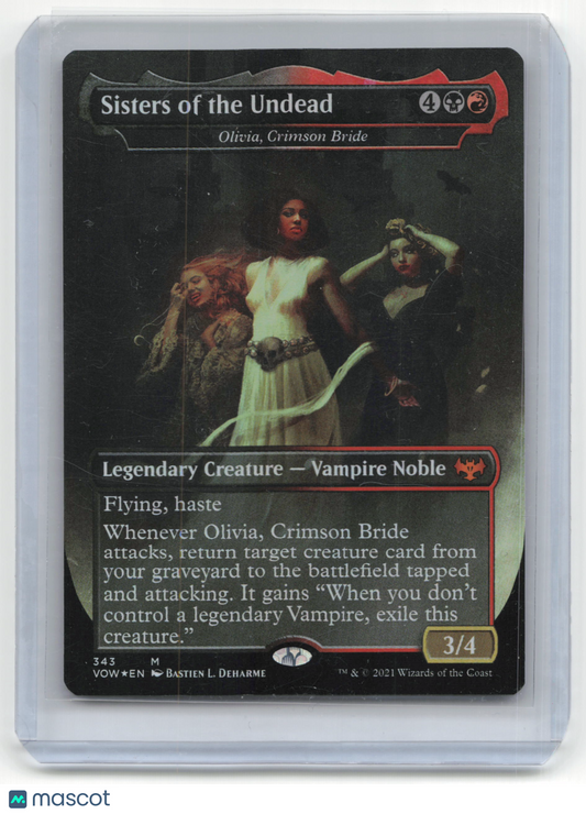 2021 Magic: The Gathering Sisters of the Undead Innistrad: Crimson Vow #343 Foil