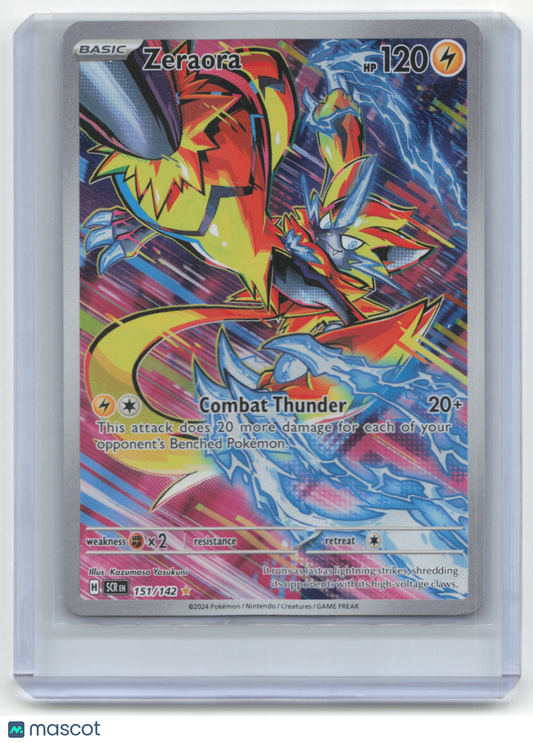 2024 Pokemon TCG Zeraora Stellar Crown #151/142
