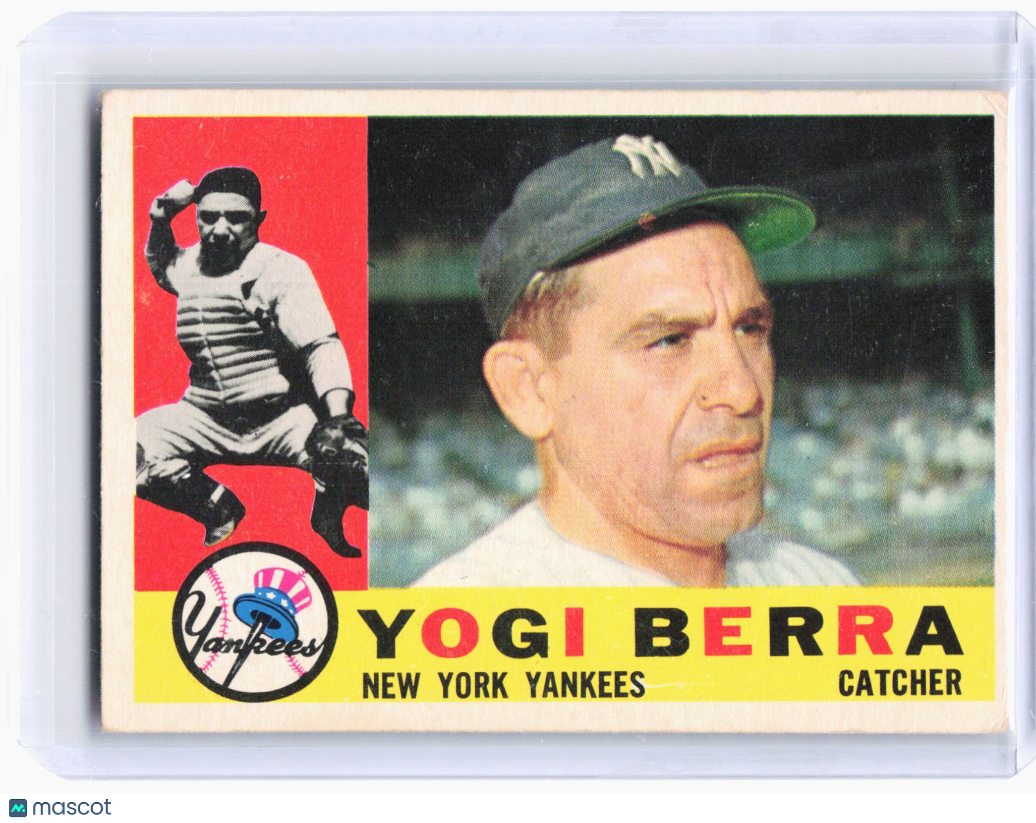 Topps 1960 Topps Baseball—Yogi Berra #480 —Very Good