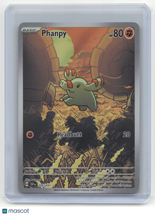 2024 Pokemon Phanpy Surging Sparks #205/191 Near Mint