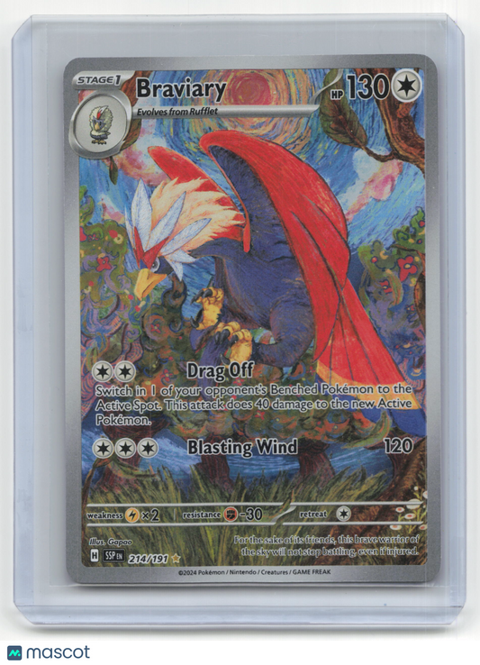 2024 Pokemon Braviary Surging Sparks #214/191