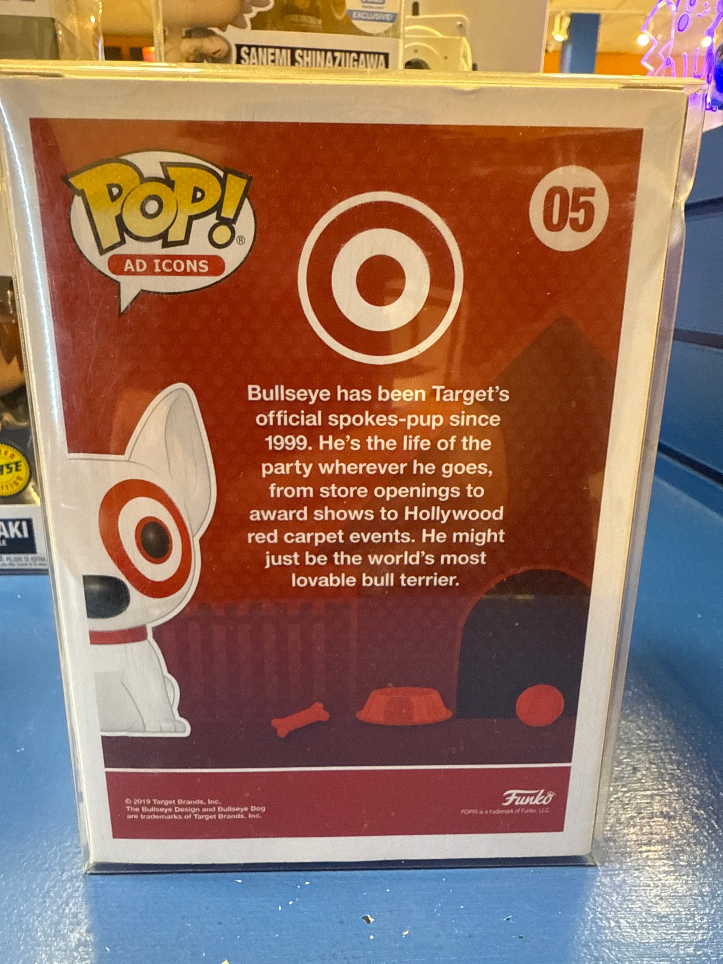 Funko Bullseye # Flocked Target Comic Con Debut