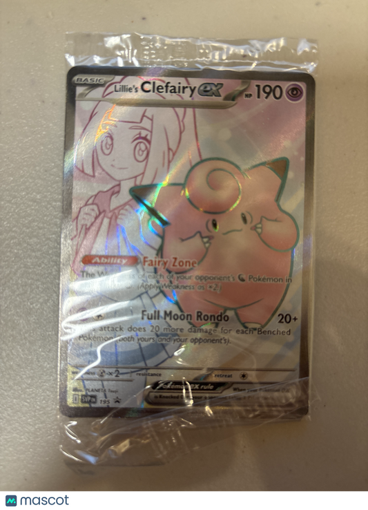 2025 Pokemon TCG Lillie's Clefairy EX Journey Together #SVP 195 Sealed Promo