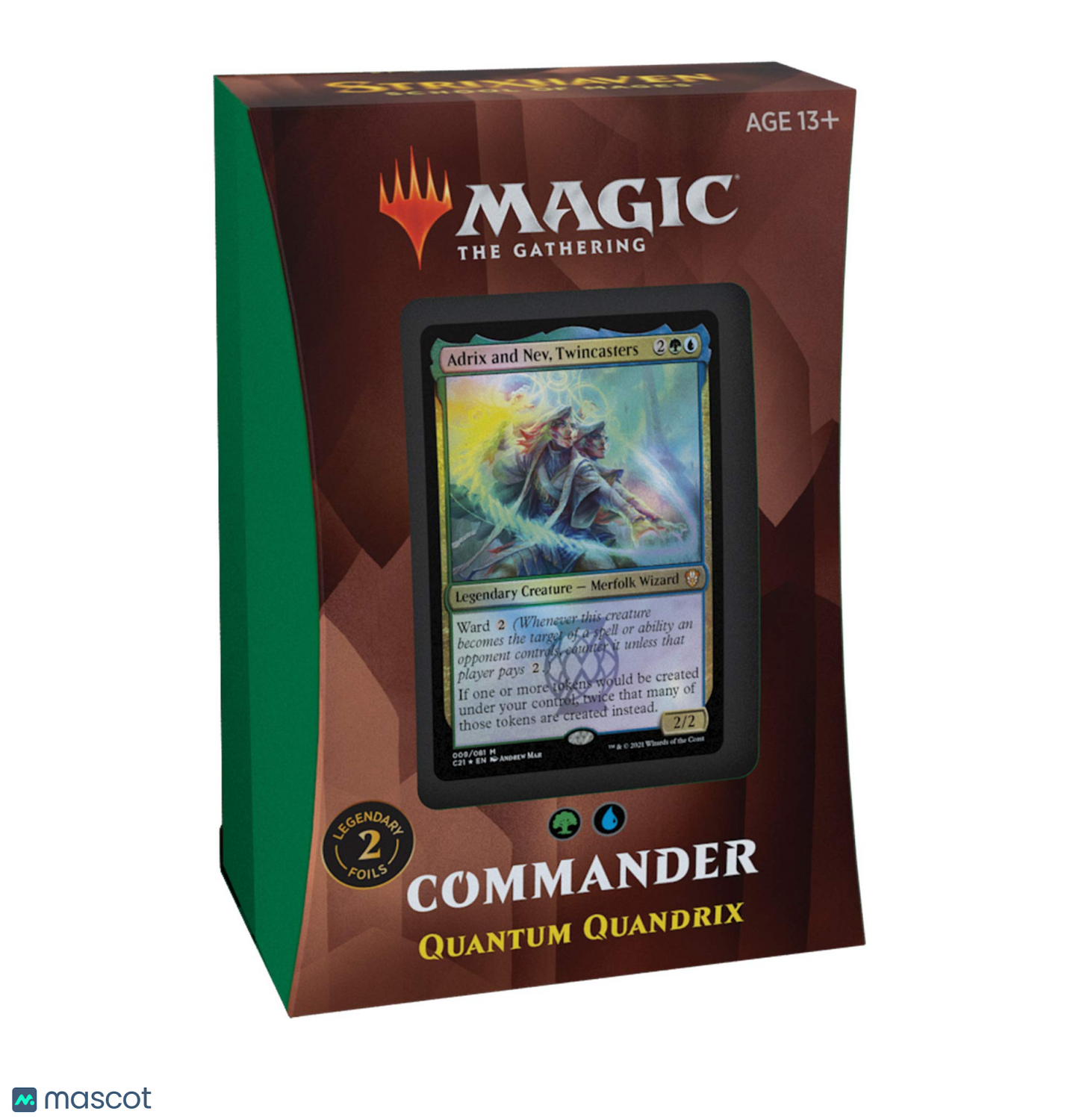 2021 Magic: TG Strixhaven: School of Mages Quantum Quandrix Commander Deck
