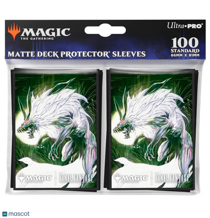 Ultra PRO | Magic: The Gathering | Final Fantasy Fenrir Card Sleeves 100 Ct - Papa Joey's Collectibles