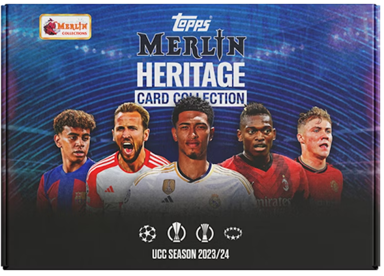 2023-24 Topps Heritage Merlin UCC Soccer Hobby Pack