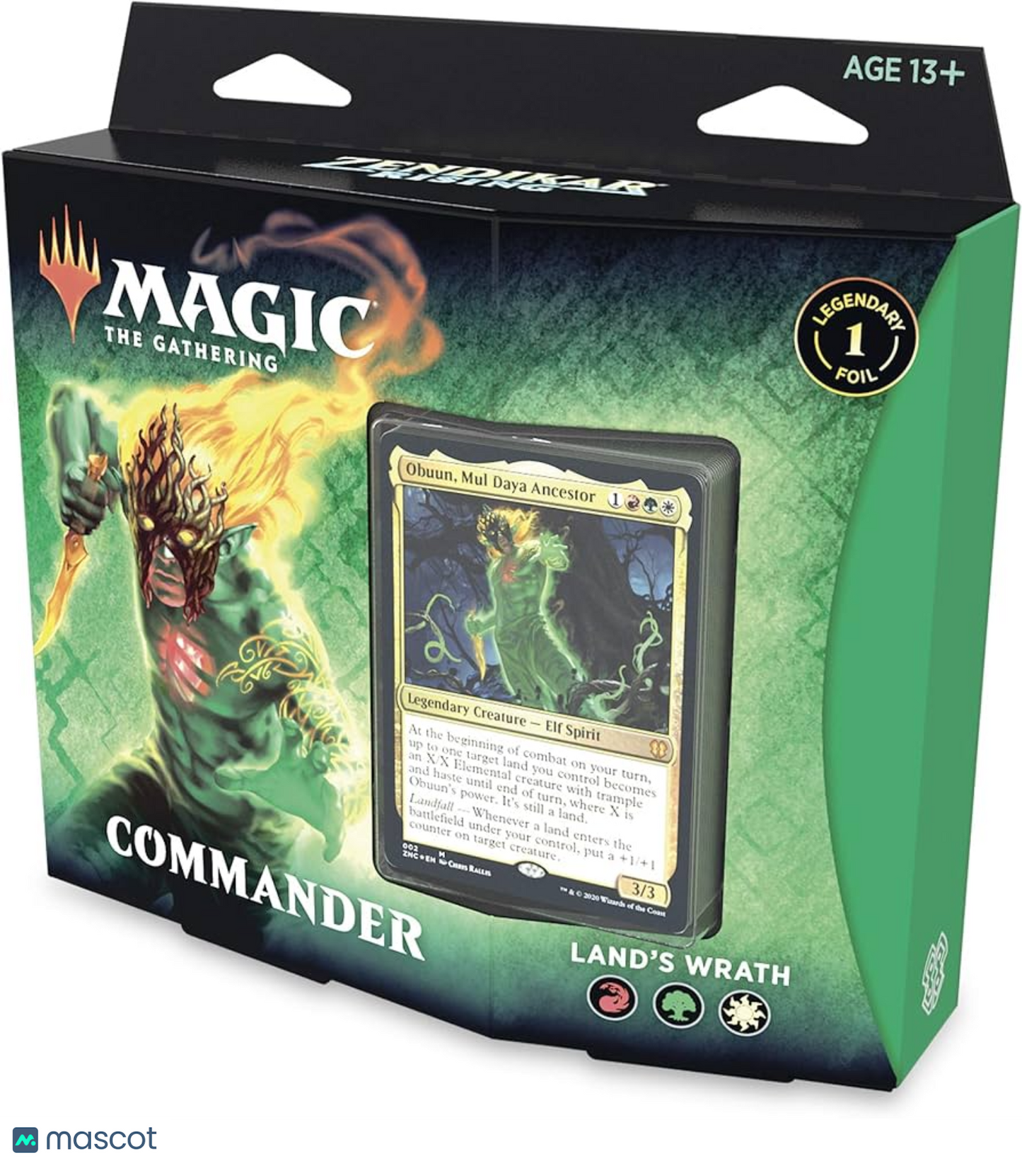 2020 Magic: The Gathering Zendikar Rising Land's Wrath Commander Deck